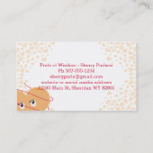 Chitescrochet-garens, , staaft visitekaartje (Achterkant)