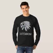 Chitimacha Indiaanse Traditie Respect T-shirt (Voorkant volledig)