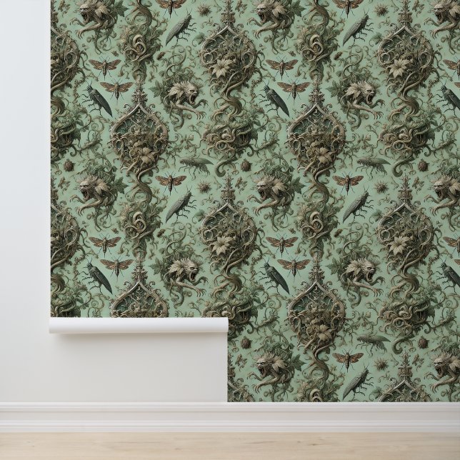 Chitinous Elegy – Gothic Insect Behang (Applicatie)