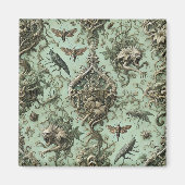 Chitinous Elegy – Gothic Insect behang ontwerp Magneet (Voorkant)