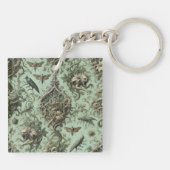 Chitinous Elegy – Gothic Insect behang ontwerp Sleutelhanger (Achterkant)