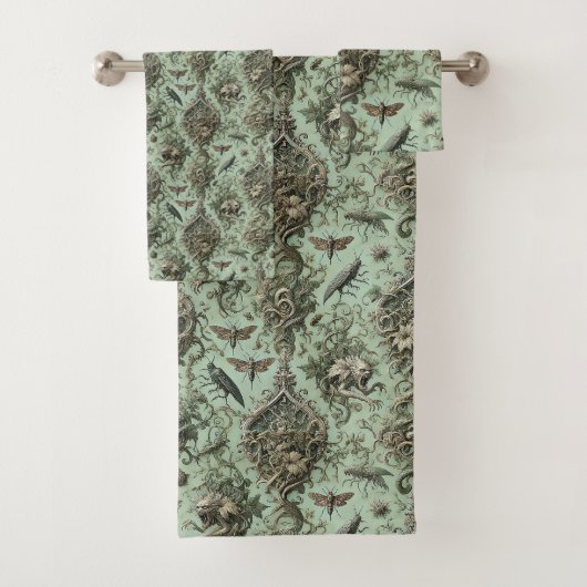 Chitinous Elegy – Gotisch Victoriaans Bad Handdoek (Insitu)