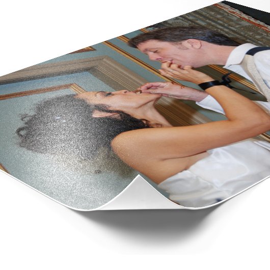 Chitra & Jeffrey: Wedding Foto Afdruk (Hoek)