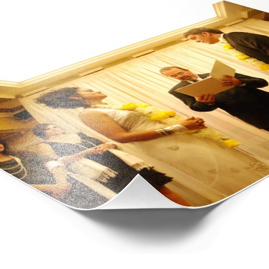 Chitra & Jeffrey: Wedding Foto Afdruk (Hoek)