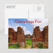 Chitradurga Fort, Karnataka, India Briefkaart (Voorkant / Achterkant)