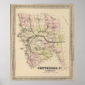Chittenden County in Vermont Poster (Voorkant)