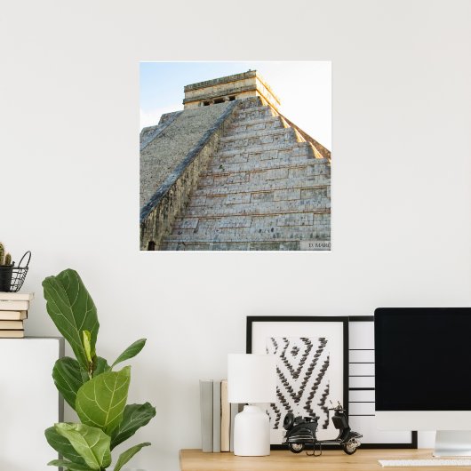 CHITZENITZA PYRAMID Poster (Thuiskantoor)