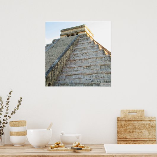 CHITZENITZA PYRAMID Poster (Keuken)