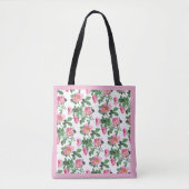Chitzy Pink Wild Roos Tote Bag (Voorkant)