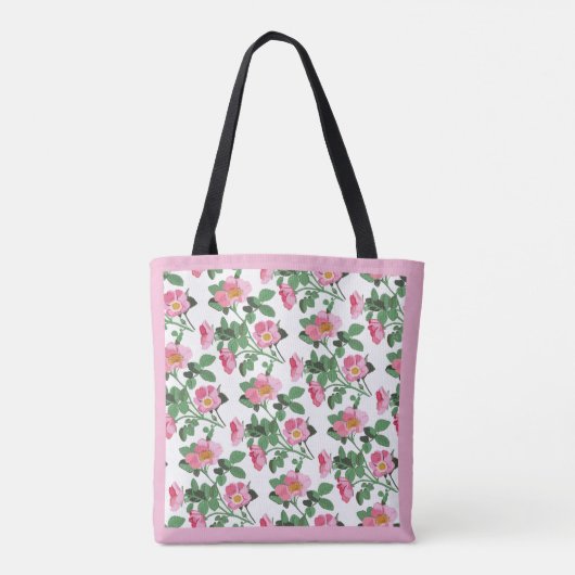 Chitzy Pink Wild Roos Tote Bag (Achterkant)
