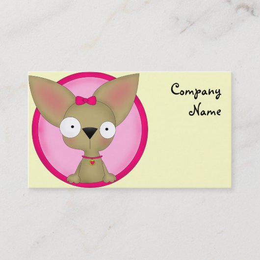 Chiuhauha-Visitekaartje Visitekaartje (Voorkant)