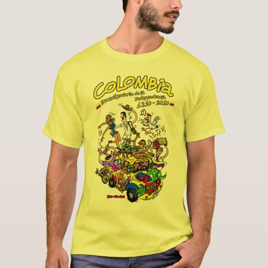 Chiva Colombia Bicentenario T-shirt (Voorkant)