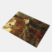 Chivalerie (door Frank Dicksee) Deurmat (Schuin)