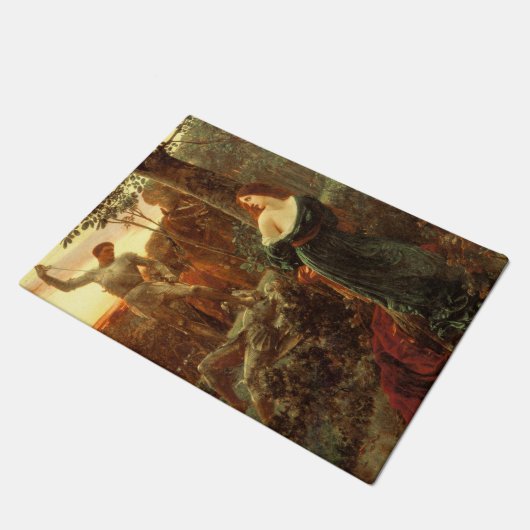 Chivalerie (door Frank Dicksee) Deurmat (Schuin)