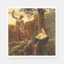 Chivalerie (door Frank Dicksee) Servet