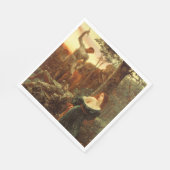 Chivalerie (door Frank Dicksee) Servet (Hoek)