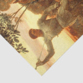 Chivalerie (door Frank Dicksee) Tissuepapier (Detail)