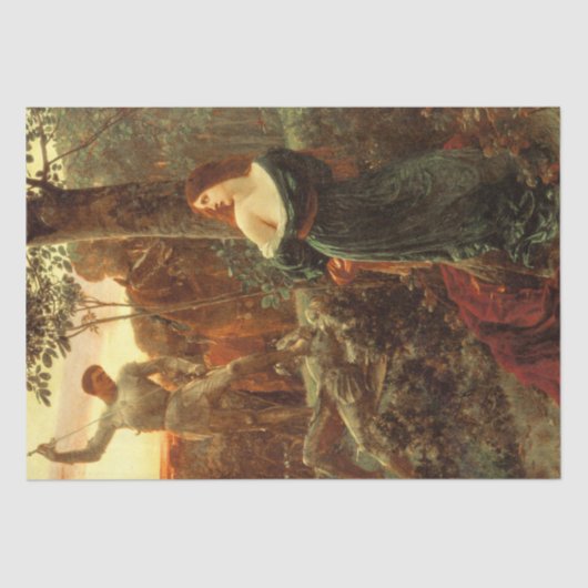 Chivalerie (door Frank Dicksee) Tissuepapier (Voorkant)