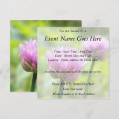 Chive Blossom Kaart (Voorkant / Achterkant)