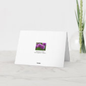 Chive Flowers denkt aan je Kaart (Achterkant)