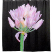 Chives Flower Douchegordijn (Voorkant)
