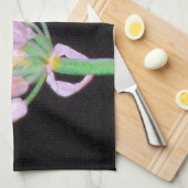 Chives Flower Theedoek (Quarter Fold)