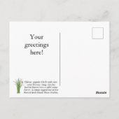 Chives Herb-Briefkaart aanpassen Briefkaart (Achterkant)