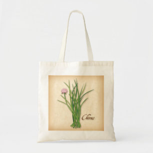 Chives Herb Canvas tas