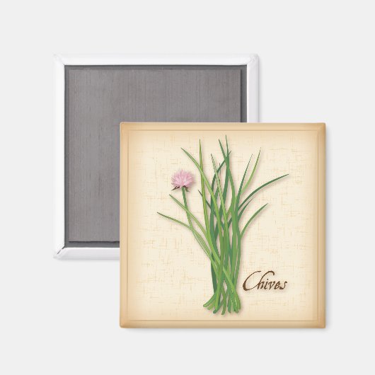 Chives Herb Magnet (Voorkant / Achterkant)