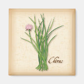 Chives Herb Magnet (Voorkant)