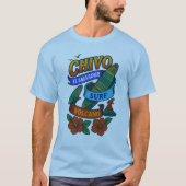 CHIVO EL SALVADOR SURF DESING T-SHIRT (Voorkant)