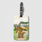 Chiwara Antelope Bagagelabel (Voorkant (verticaal))