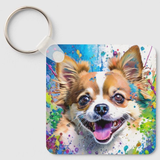 Chiwawa Dog Sleutelhanger (Voorkant)