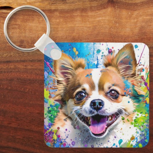 Chiwawa Dog Sleutelhanger (Voorkant)