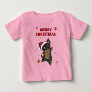 Chiwawa Kersthond Winterdieren Honden Baby T-S