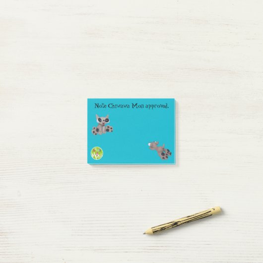 Chiwawa Mon Goedgekeurde Post-it® notes 4 x 3 (Op bureau)