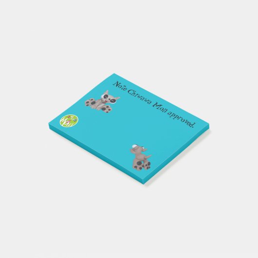 Chiwawa Mon Goedgekeurde Post-it® notes 4 x 3 (Schuin)