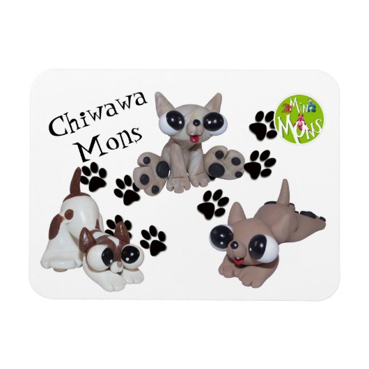Chiwawa Mon Magnet Magneet (Horizontaal)