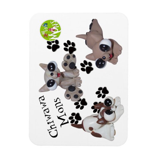 Chiwawa Mon Magnet Magneet (Verticaal)