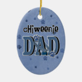 ChiWeenie DAD Keramisch Ornament (Voorkant)