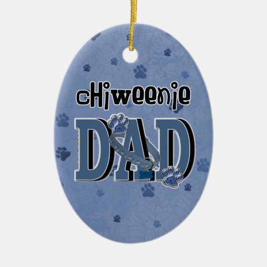 ChiWeenie DAD Keramisch Ornament (Voorkant)