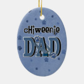 ChiWeenie DAD Keramisch Ornament (Achterkant)