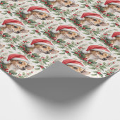 Chiweenie Kerst Inpakpapier (Hoek)
