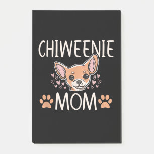 chiweenie mam chihuahua schattige hondenliefhebber post-it® notes