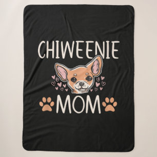 chiweenie mam chihuahua schattige hondenliefhebber sherpa deken