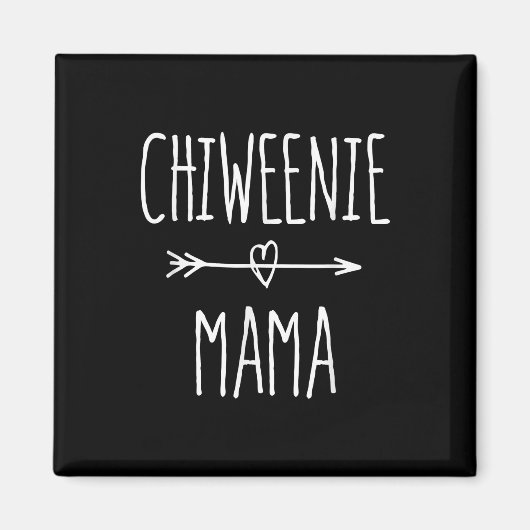 chiweenie mama chihuahua mam gift magneet (Voorkant)