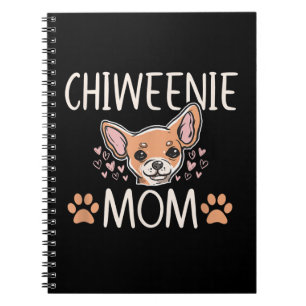 chiweenie mom chihuahua cute dog owner love lover notitieboek