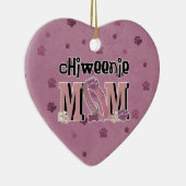 ChiWeenie MOM Keramisch Ornament (Rechts)