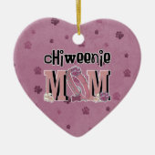 ChiWeenie MOM Keramisch Ornament (Voorkant)