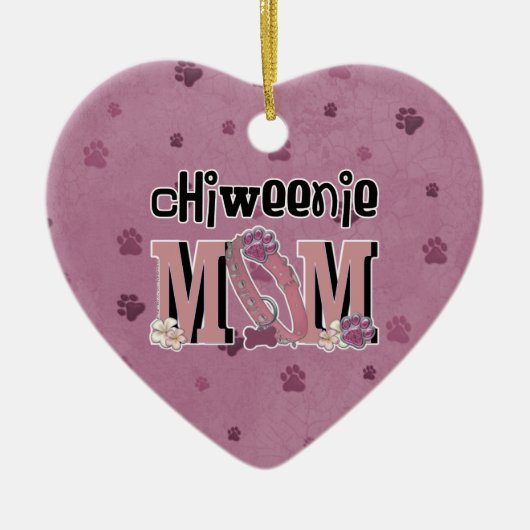 ChiWeenie MOM Keramisch Ornament (Voorkant)